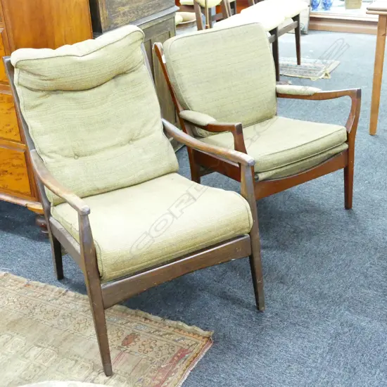 TWO MID CENTURY CHAIRS 