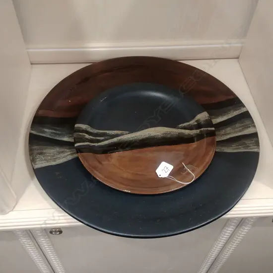 2 MORRIS & JAMES PLATES 