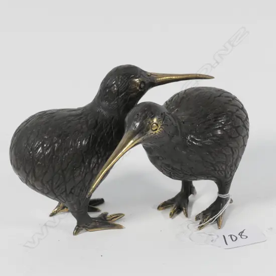 PR BRONZE/BRASS KIWI'S H.105mm & 95mm. L.145mm
