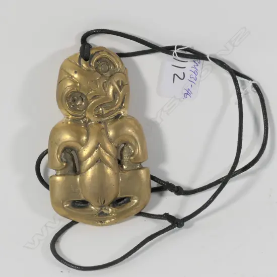 BRASS/BRONZE MAORI HEI TIKI
