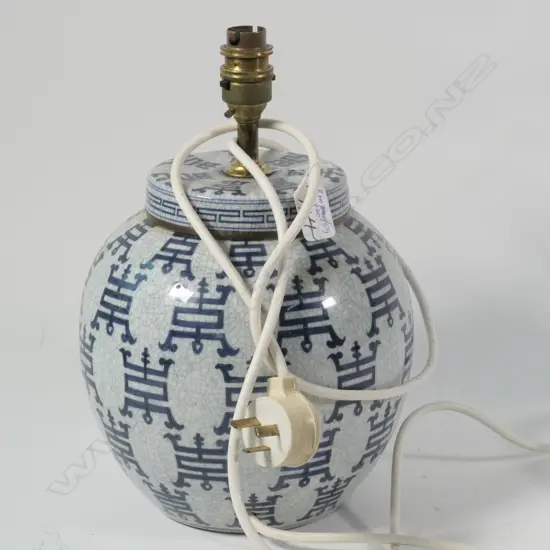 GINGER JAR LAMP BASE H 300 MM