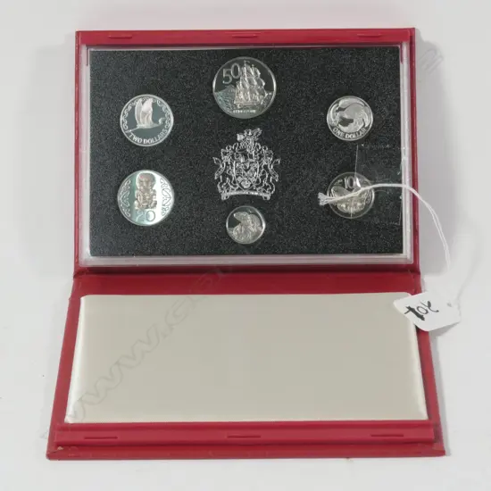 BOXED N.Z 1990 PROOF SET