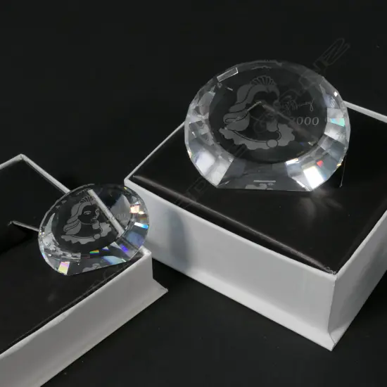 SWAROVSKI BOXED 200 PLAQUES X2 D50 MM
