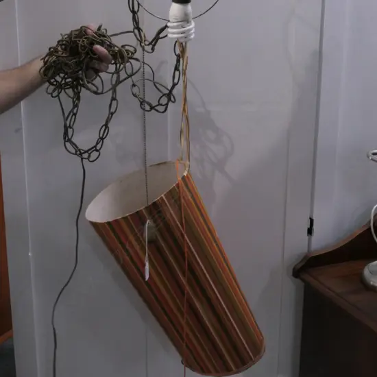 STYLISH RETRO LIGHT FITTING H.460 + CHAIN FITTING