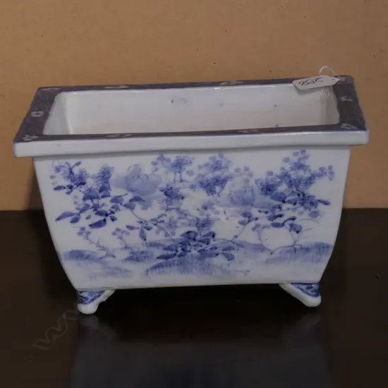 CHINESE B+W BONSAI PLANTER L 260 MM