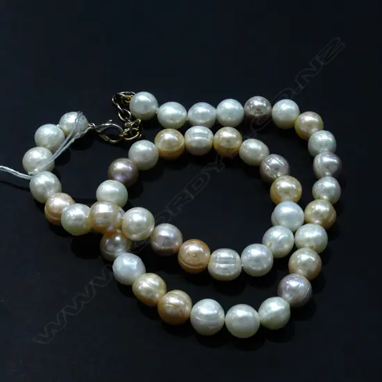 F/WATER PEARL NECKLACE L.440MM