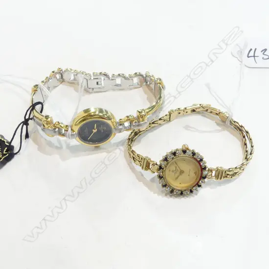 2 BRANDED LADIES WRIST WATCHES....