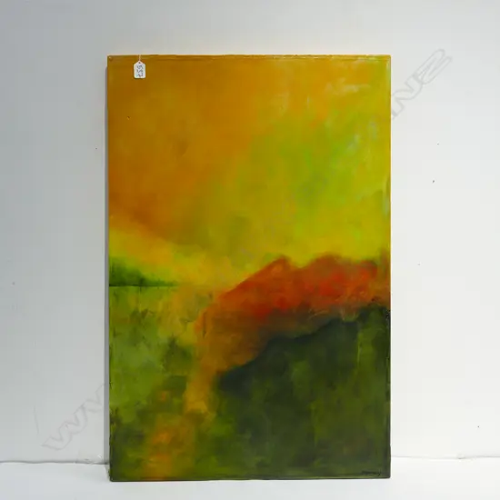 MICHELLE HARVEY ACRYLIC ON CANVAS THE VIEW 920 X 610 MM