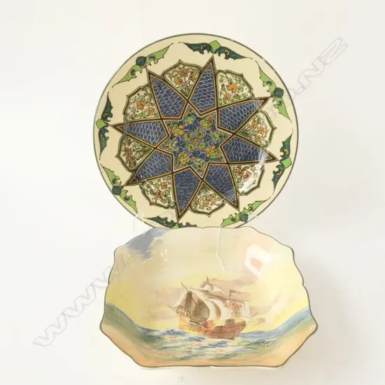 TWO ROYAL DOULTON PLATES