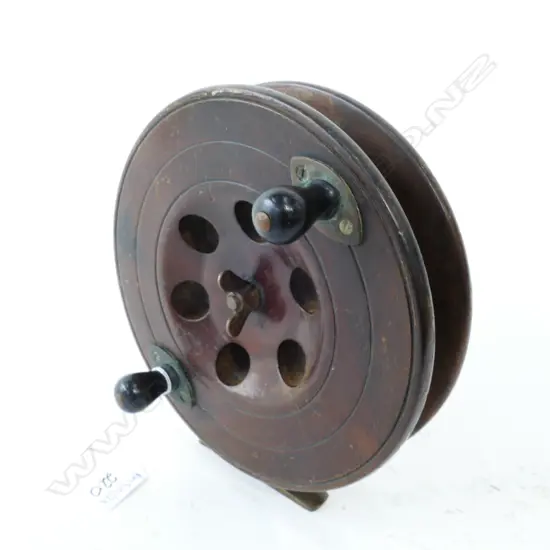 7'' MAHOGANY 'EATON SUN' FREE SPOOLING CENTRE PINE REEL