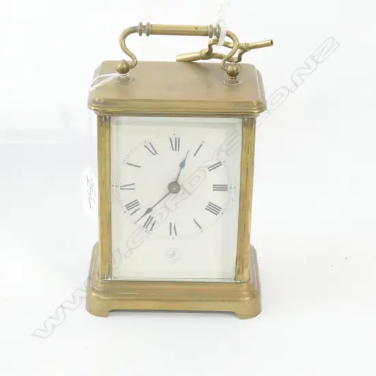 BRASS CARRIAGE CLOCK