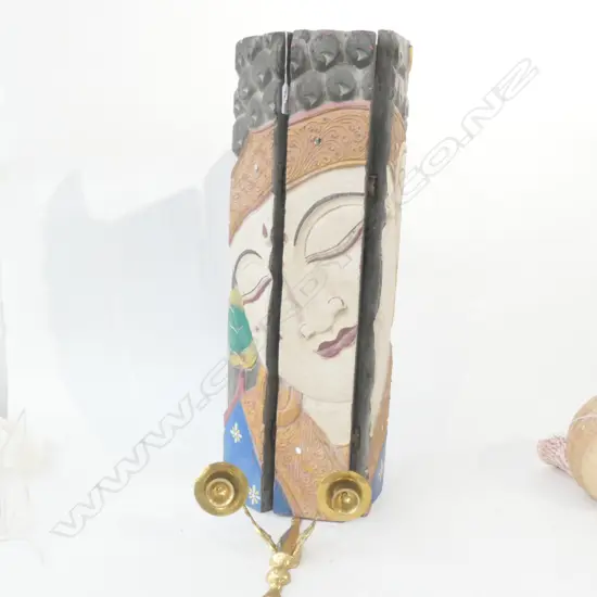 SMALL FOLDING DECORATIVE SCREEN H. 580MM + BRASS WALL SCONCE H. 200MM