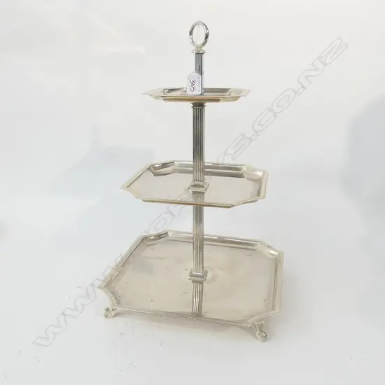 SILVERPLATE HIGH TEA STAND
