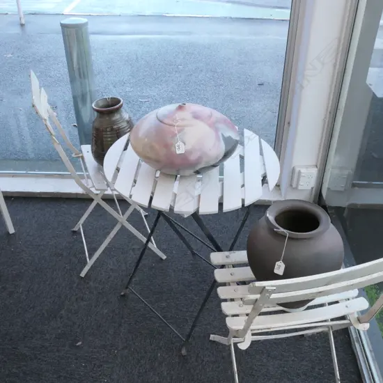 FRENCH CAFE STYLE TABLE AND CHAIRS