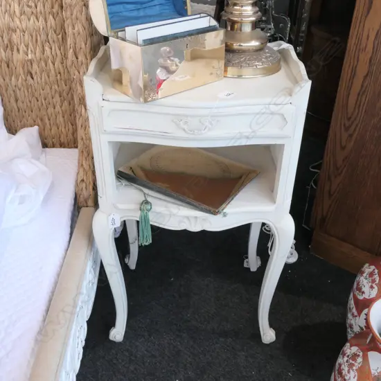 FRENCH CHATEAU SHABBY CHIC BEDSIDE CABINET 390 X 310 X 700mm