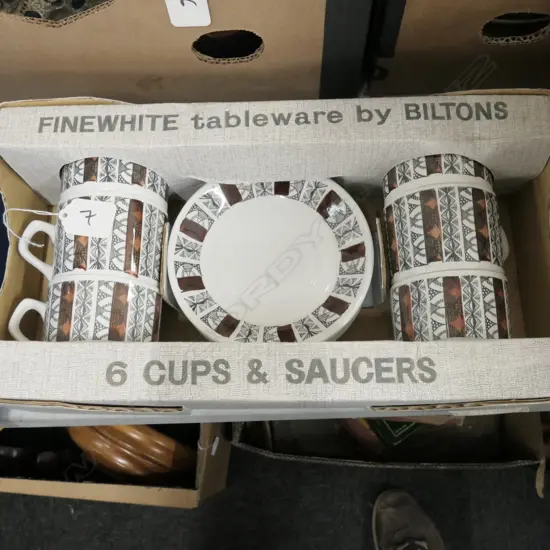 12 PCE BILTONS 'SAMOA' COFFEE SET IN BOX