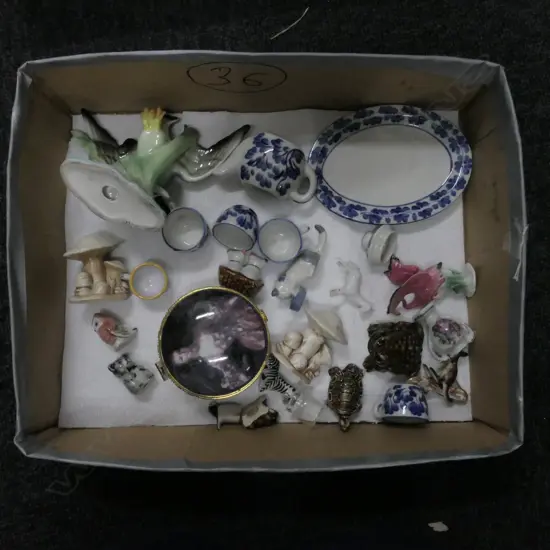 LOT CHILDRENS NOVELTIES ANIMALS/TEA SETS ETC