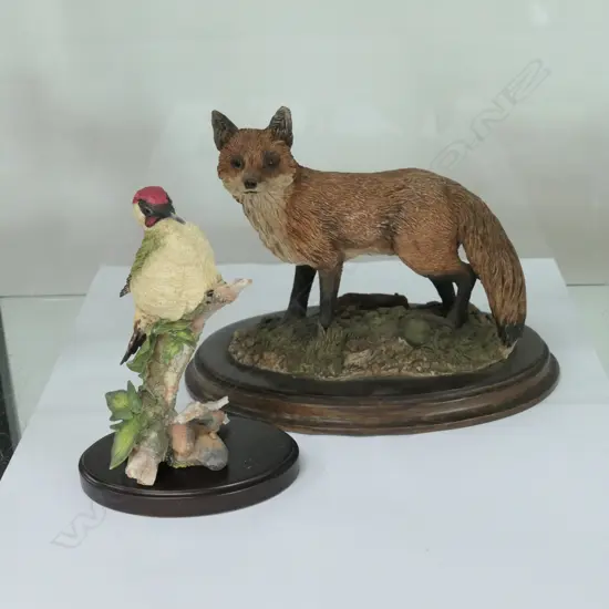 COUNTRY ARTISTS BIRD & FOX--RESIN