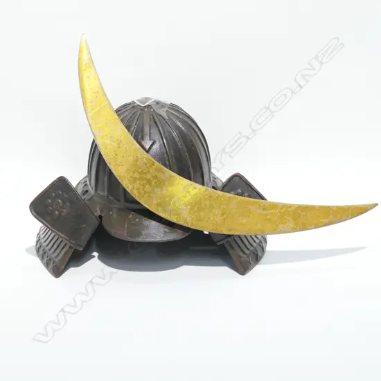 CAST IRON DECORATIVE SAMURAI HELMET MODEL H. 215MM
