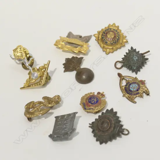 LOT ASST MILITARY BADGES ETC