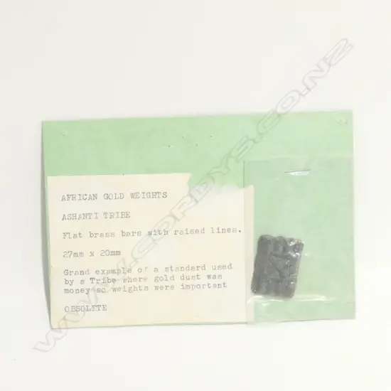 AFRICAN ASHANTI TRIBE BRASS GOLD WEIGHT