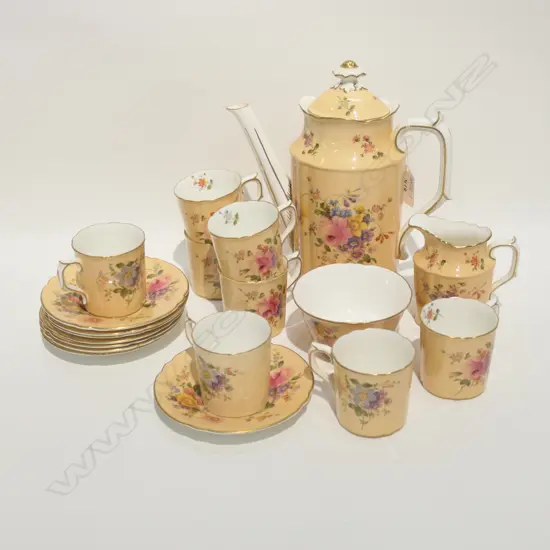 GOOD ROYAL CROWN DERBY COFFEE SET