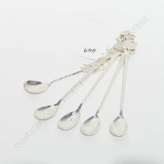 5 STG SILVER THAI SPOONS