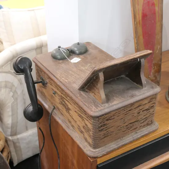 ERICSON ANTIQUE WALL PHONE 