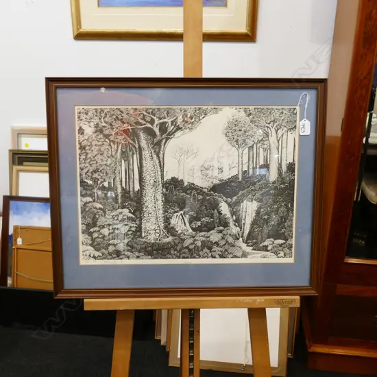 REI HAMON LIMITED EDITION PRINT 'LOST HERITAGE' 1971