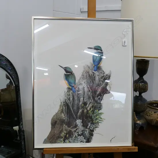 RAYMOND CHING LIMITED EDITION PRINT 'KINGFISHERS' 494/850