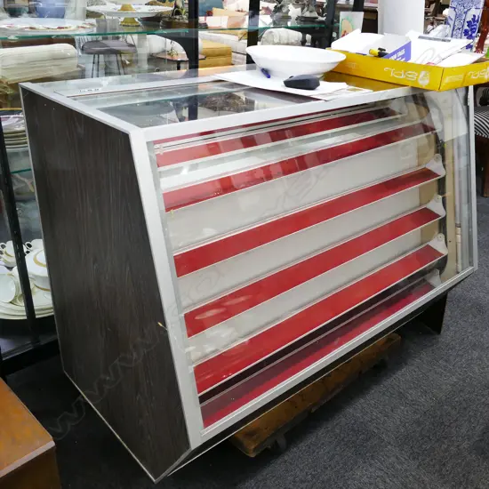 JEWELLERS VINTAGE REVOLVING SHOP DISPLAY CABINET