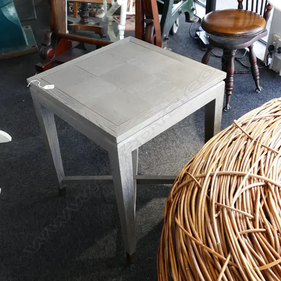 PARKER TREE BRASS INLAID SIDE TABLE