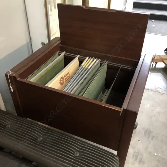 MAHOGANY FILING CABINET