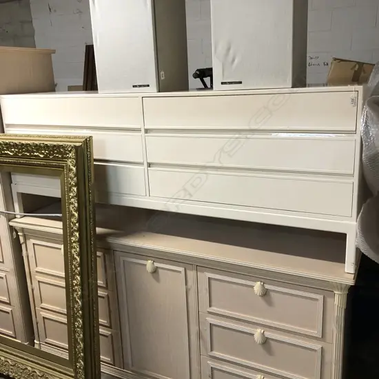 6 DRAWER LACQUER CHEST L 1830 MM