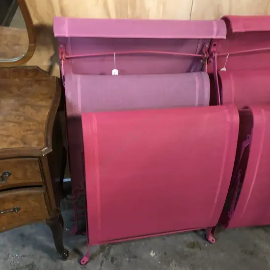 FERMOB OUTDOOR LOUNGE CHAIR 'DUNE' 570MM W 650MM L AF SOME RUST DAMAGE