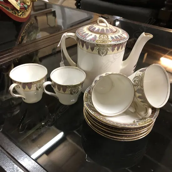 4 PC FENTON COFFEE SERVICE