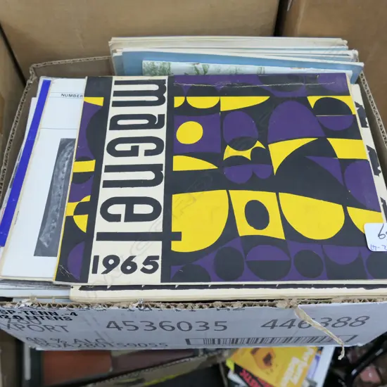 BOX MISC ART PUBLICATIONS ETC 