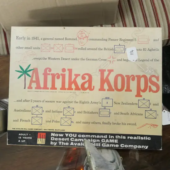 WWII DESERT CAMPAIGN GAME - ORIGINAL IN BOX