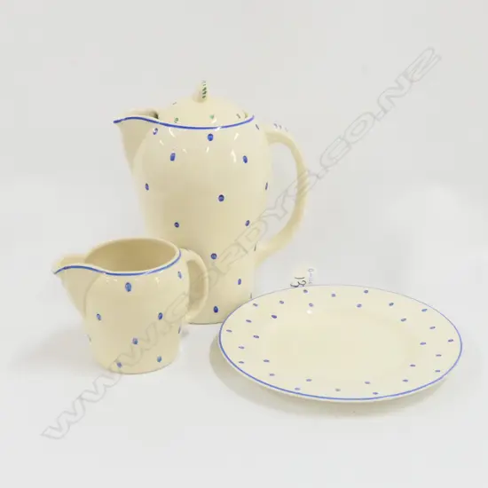 ASS T SUZIE COPPER COFFEE POTS TRIO ETC