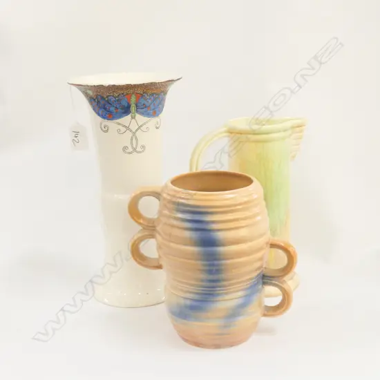 CROWN DUCAL+ C/WARE VASES FAULTS H 280 MM