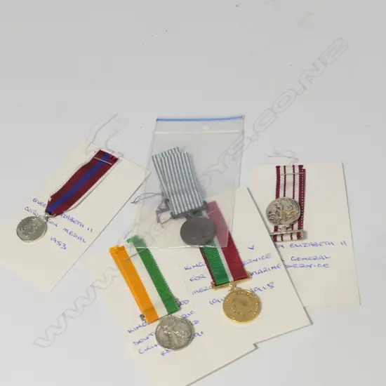 7 BRITISH MINIATURE MEDALS 