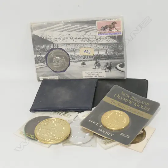 COLLECTION MISC SPORTING & COMMEMORATIVE MEDALLIONS 