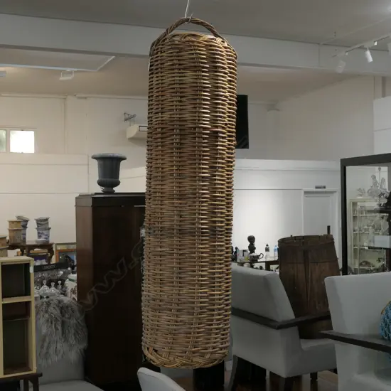 TALL CANE BASKET