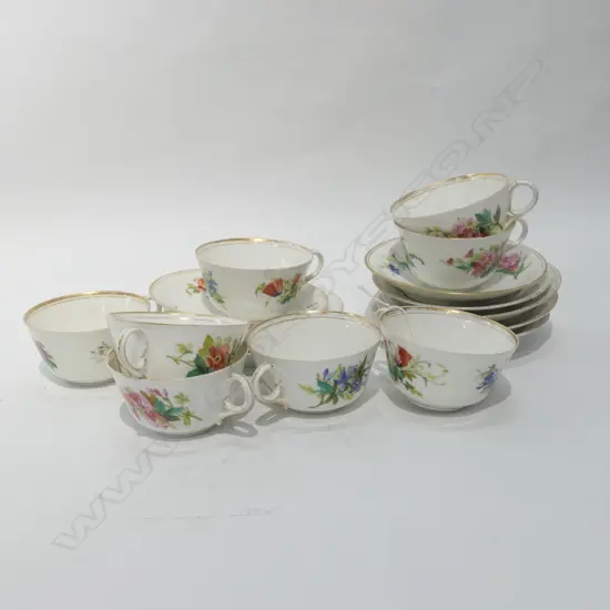 16 PCE TEASET, 8 CUPS, 8 SAUCERS
