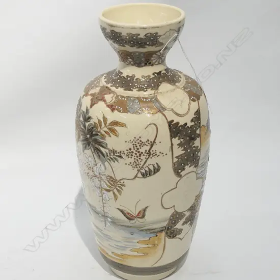 LARGE SATSUMA VASE H. 320MM