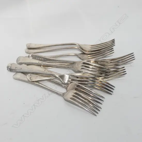 SILVER PLATE FORKS NZD 