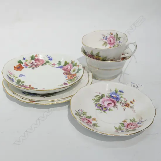 ROYAL ALBERT TRIO AND GROSVENOR TRIO