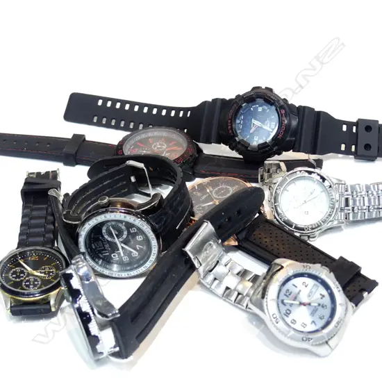BOX LOT ASST GENTS WATCHES 