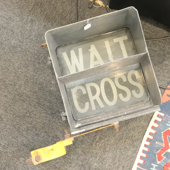 MINISTRY OF TRANSPORT PEDESTRIAN CROSSING LAMP, WORKS