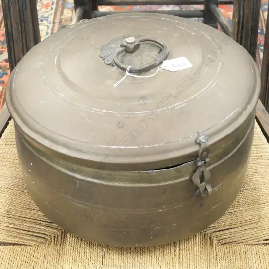 ANTIQUE BRASS TIFFIN TIN